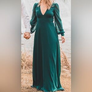 Lulus Hunter Green Dress